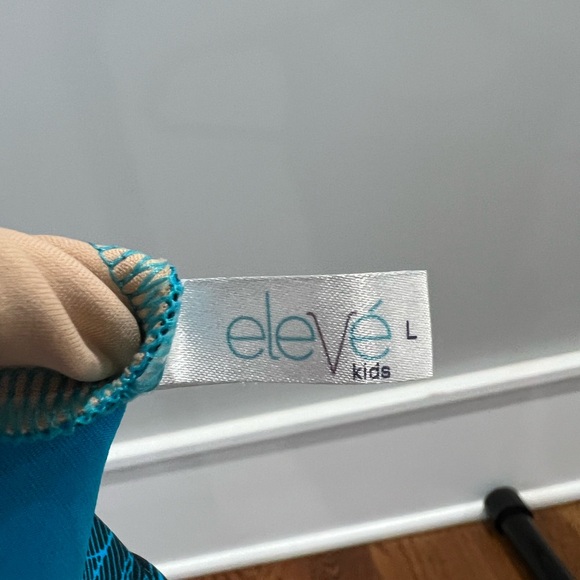 Elevé Girls blue and black leotard size L - Picture 2 of 5